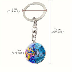 I Love Wednesday Keychain Gothic Key Ring Purse Bag Car Charm Friends Gift