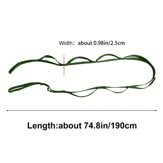 Polyester Segmented Yoga Resistance Strap Fitness Stretching Rope