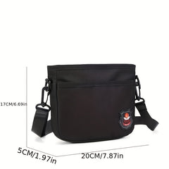 Men's Waterproof Small Satchel Bag Nylon Messenger Bag Shoulder Bag
