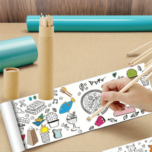 Portable Pre Sharpened Colored Pencils - Vibrant Colors for Art Crafts