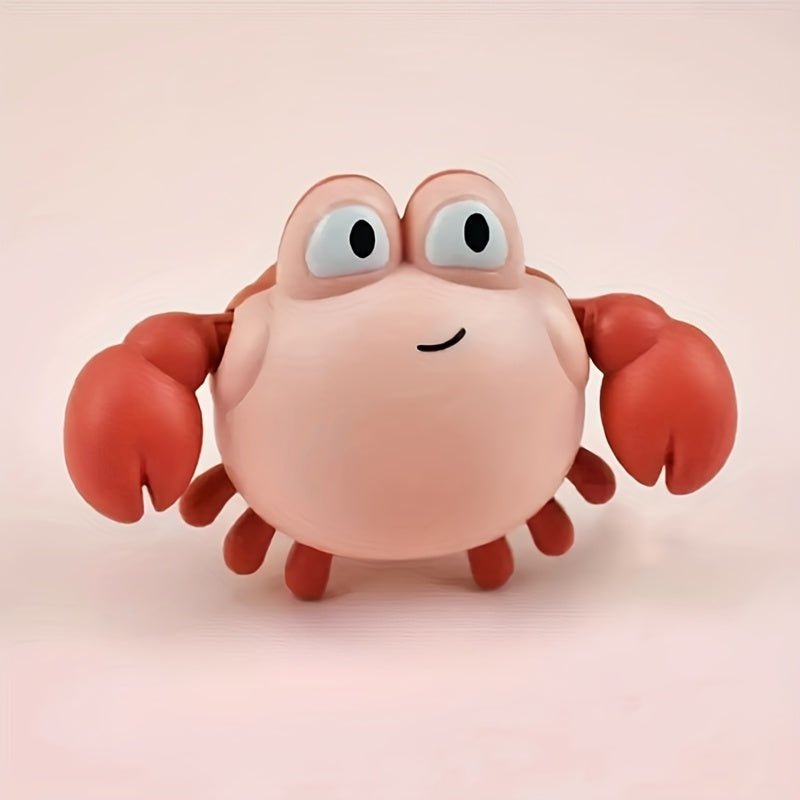 One Piece Bathroom Swimming Bath Toy Splash Cartoon Crab for Infants