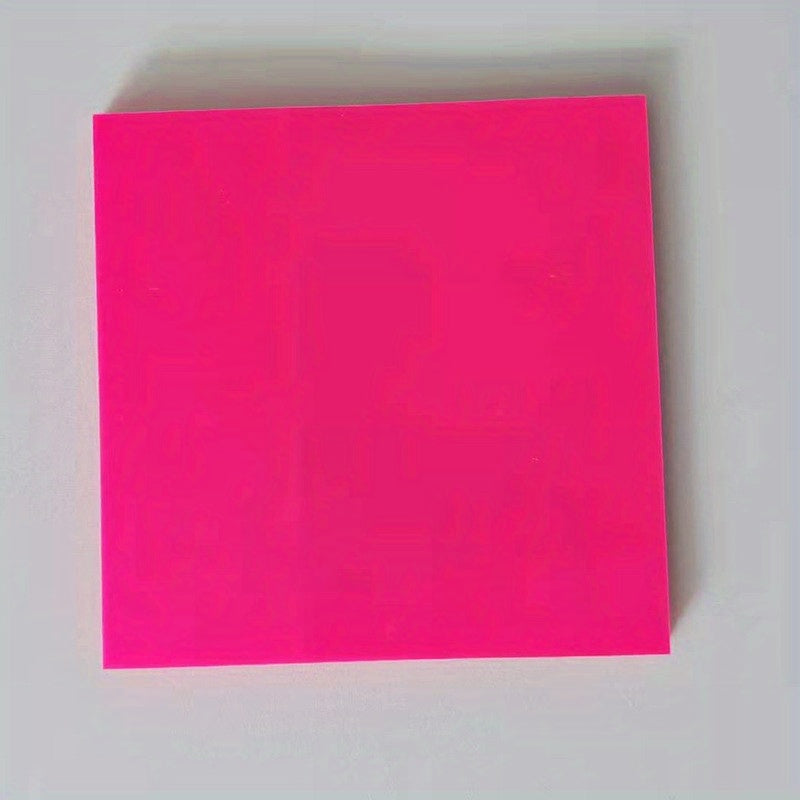 Colored Transparent PET Convenience Sticker 7 Tearable Plastic Memo Book
