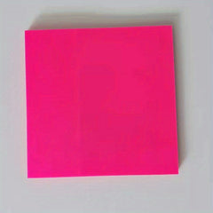Colored Transparent PET Convenience Sticker 7 Tearable Plastic Memo Book