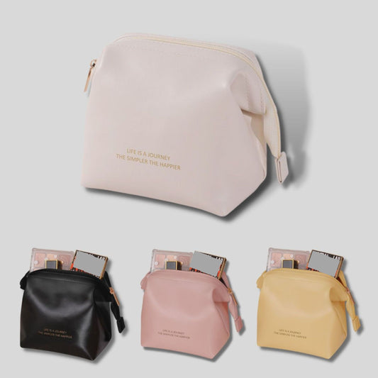 Mini Makeup Bag for Purse - Travel Cosmetic Pouch