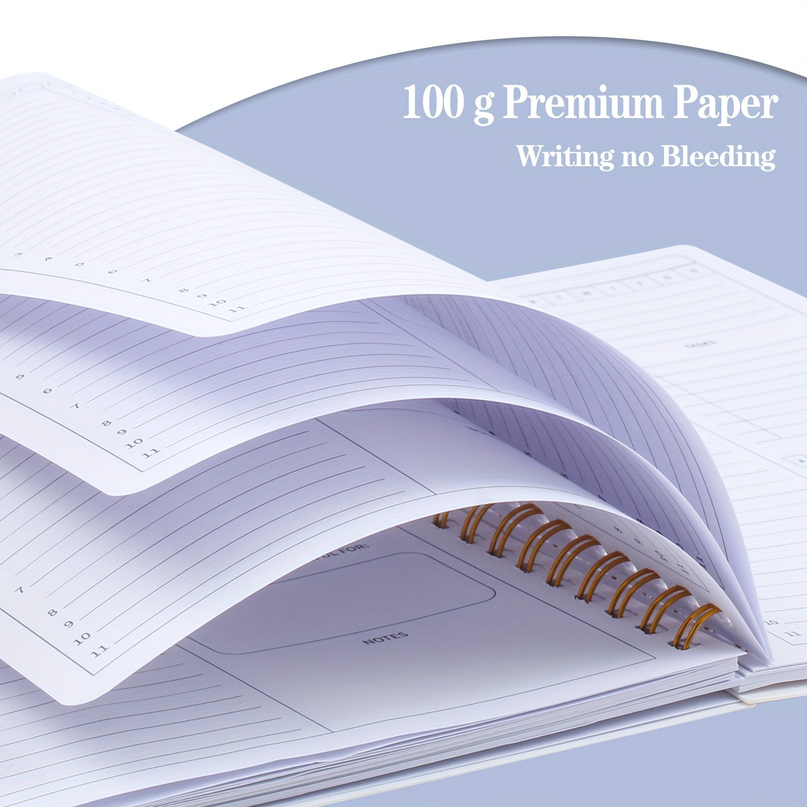 BUBU Daily Planner Undated To Do List Notebook Hourly Planner Schedule