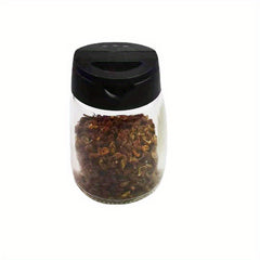 Glass Seasoning Jar with Shaker Lid for Kitchen