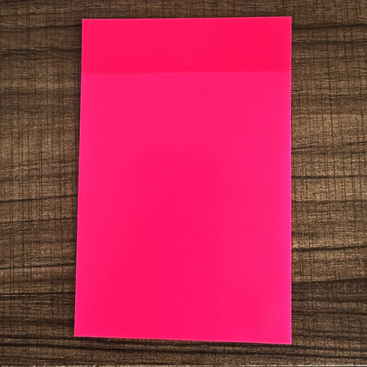 Large Fluorescent Sticky Notes Waterproof PET Index Stickers