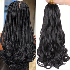 French Curl Braiding Hair 66cm Loose Wave For Box Braids