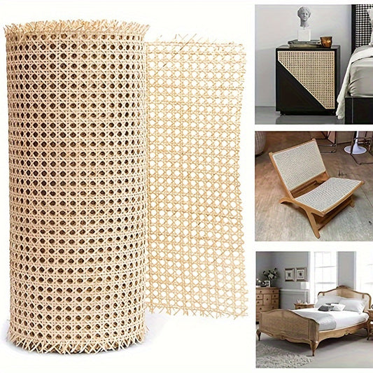 1pc Brown Plastic Anti Vine Sectioning Material 39 100 08cm Rattan Cane Webbing