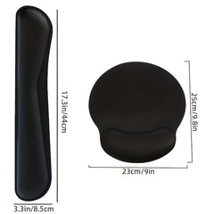 Ergonomic Mouse Pad With Wrist Support Comfortable Keyboard Wrist Rest