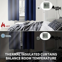 Solid Blackout Curtains for Home Decoration