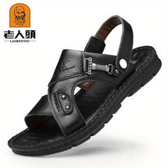 Men's Outdoor Slip On Slide Sandals Summer Outdoor Walking Shoes