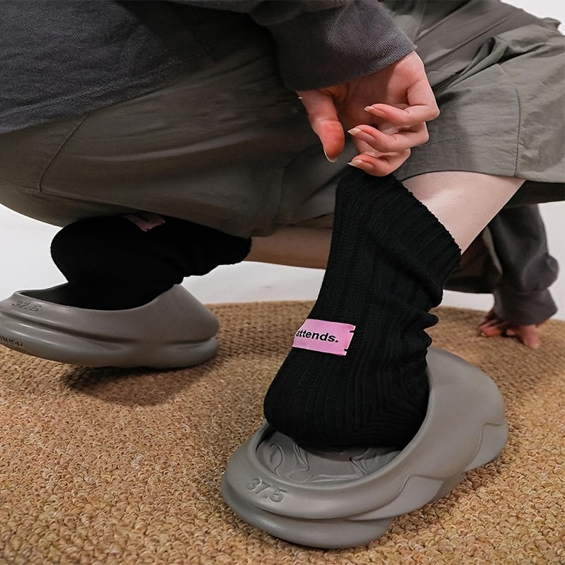 Men's Colorful Stockings Stacking Socks Crew Sock