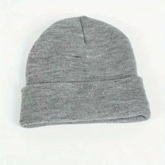 Men's Knitted Winter Hat Coldproof Double Layer Beanie