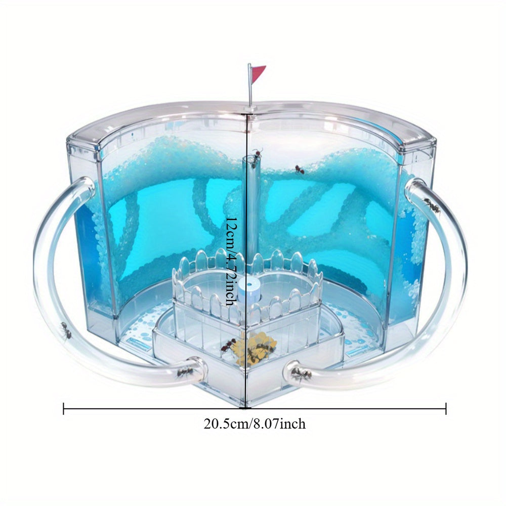 Ant Farm Castle Science Learning Kit with Habitat Gel 3D Maze Ecosystem