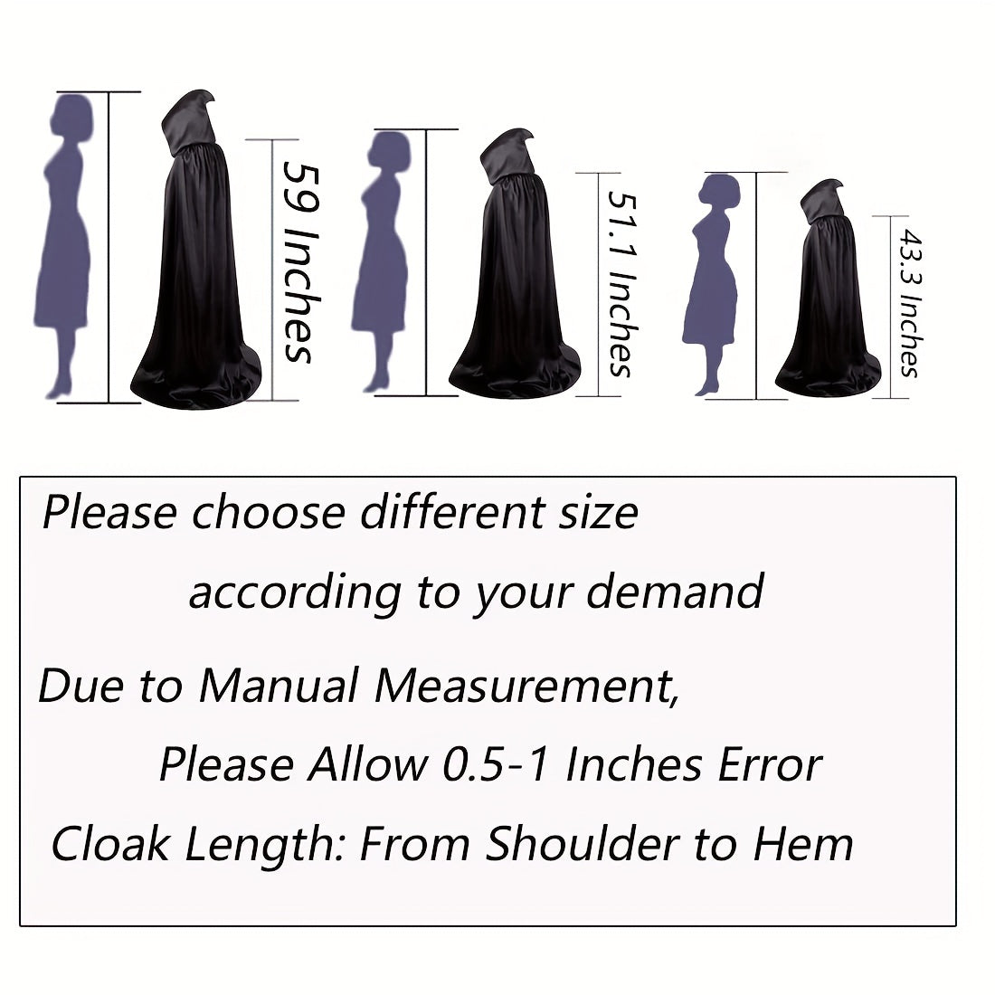 Hooded Cloak Witch Cosplay Costume