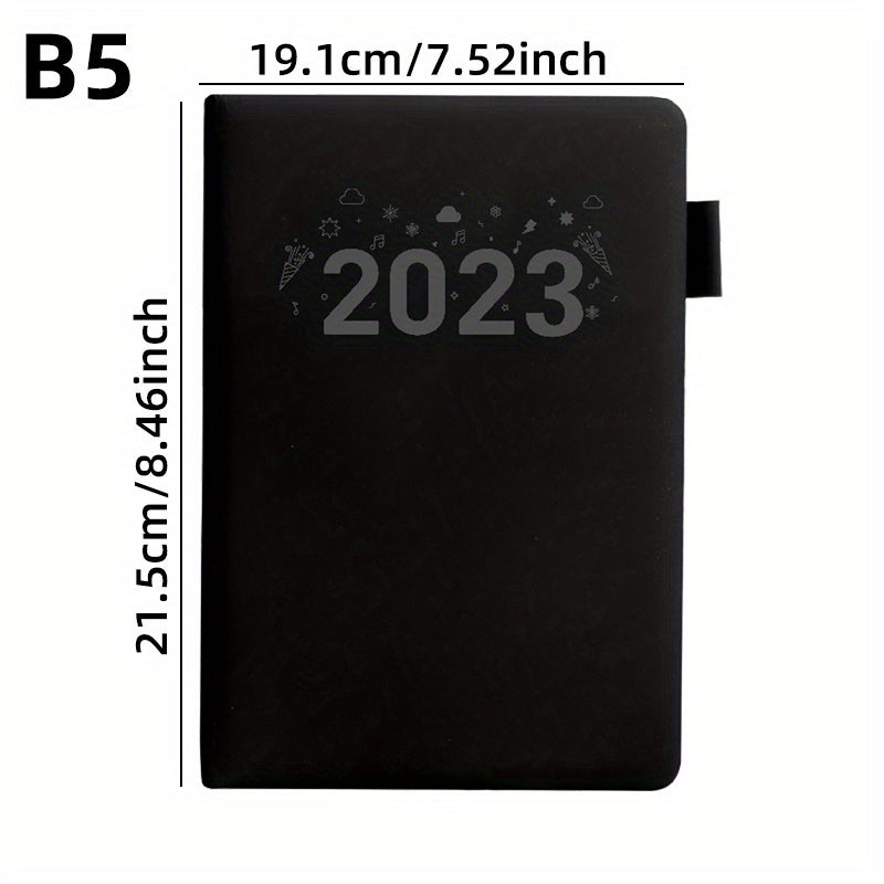 B5 Extra Thick 360 Pages Leather Business Notepad