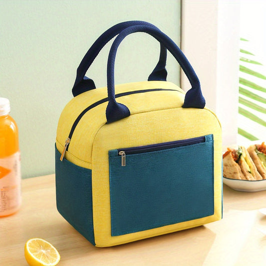 Colorful Insulated Lunch Bag Handbag Aluminum Foil Waterproof Lunch Box