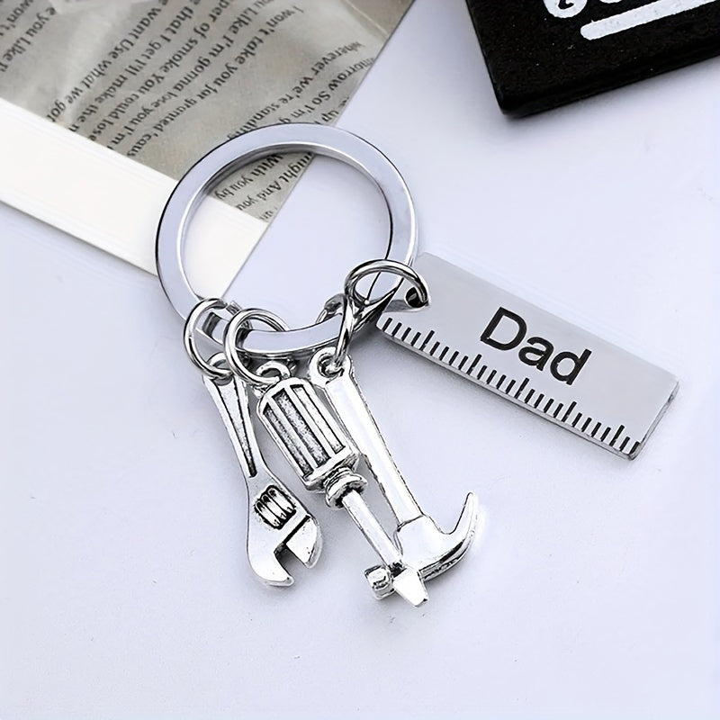 DAD Stainless Steel Keychain Wrench Screwdriver Accessories Gift