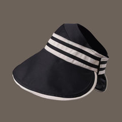 Adjustable Wide Brim Visor Hats Summer Sunscreen Cap