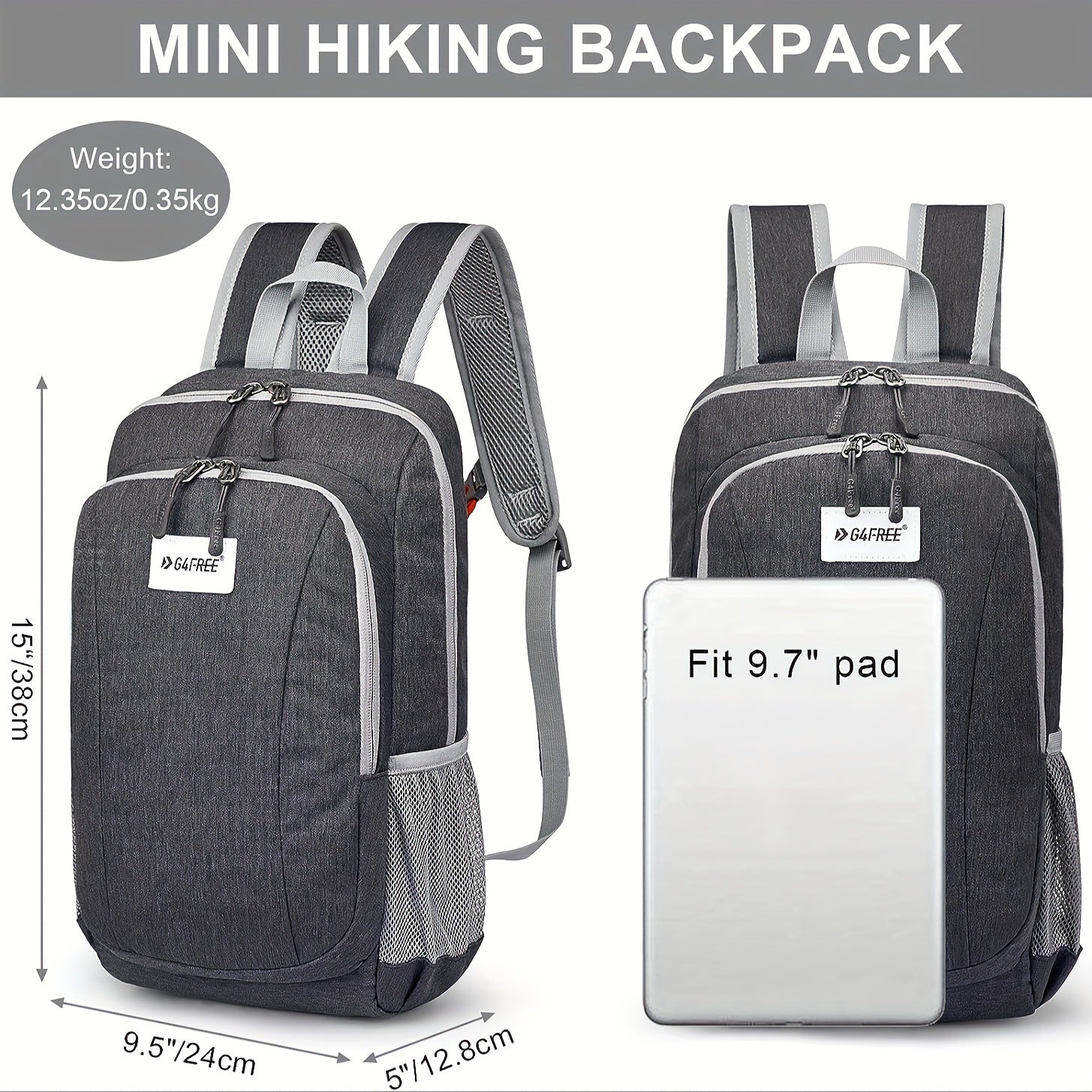 Mini 10L Backpack Waterproof Polyester Material 4 Colors