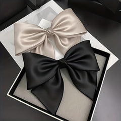 Satin Bowknot Hair Clip French Clip Hair Accessories