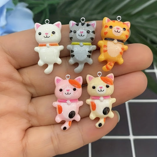 10pcs Assorted Color Kittens DIY Accessories for Jewelry Making