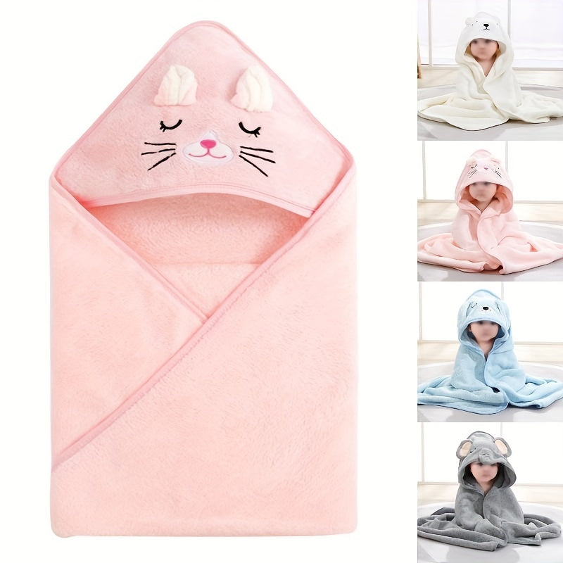 80x80 Newborn Wrap Blanket Cotton Fleece For 0-12 Months Baby