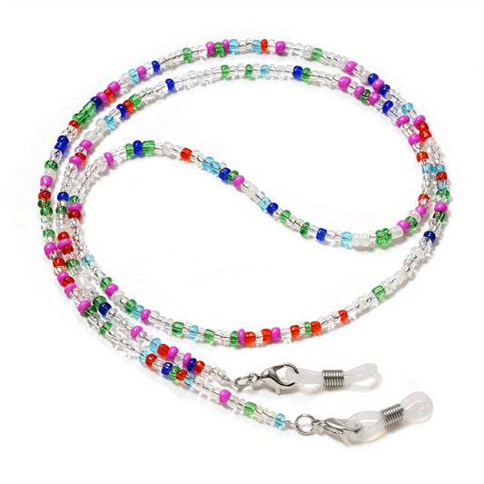 Boho Beads Glasses Chain Colorful Mask Glasses Accessories