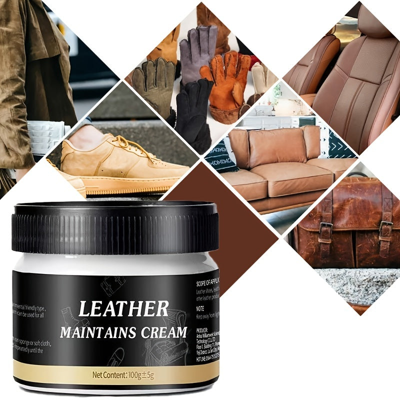Leather Care Cream Shoe Polish for Nourishing Maintenance