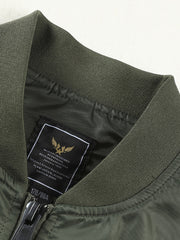 Men's Slim Fit Zip Up Jacket Windproof Motorcycle Jacket