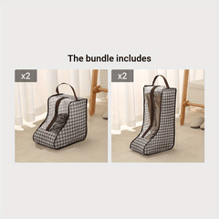 Multifunctional Dustproof Shoes Storage Bag Zipper Lightweight Travel Shoes Bag