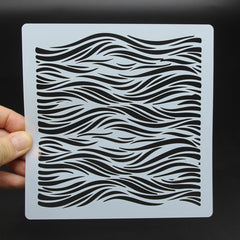 Kids Wave Painting Template - Creative Art Activity