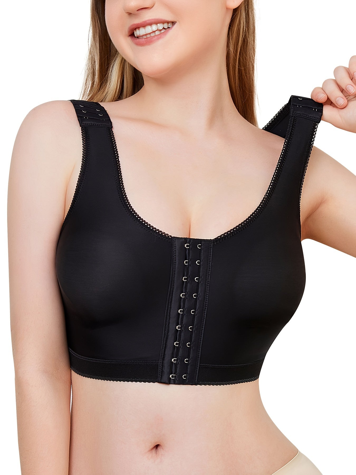 Front Buckle Wireless Bra Comfy & Breathable Full Coverage