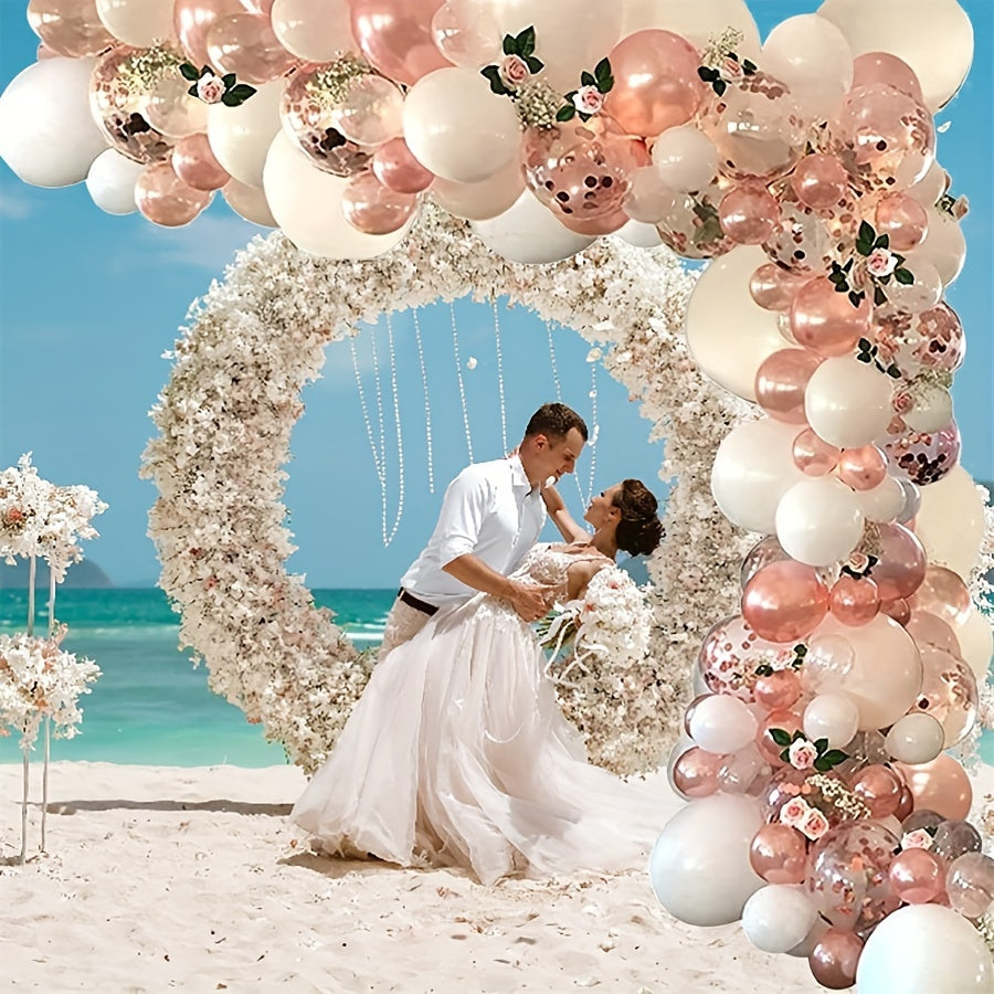 98pcs Rose Balloon Arch Kit for Girls Bridal Shower