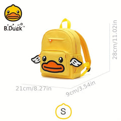Yellow Duck Kids Backpack Cartoon Schoolbag