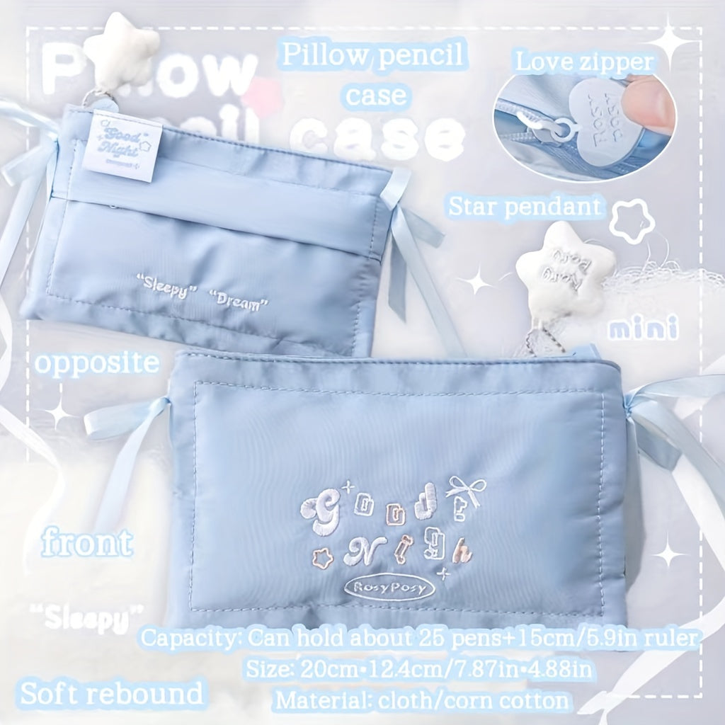 Large Capacity Pillow Pencil Case Stationery Storage