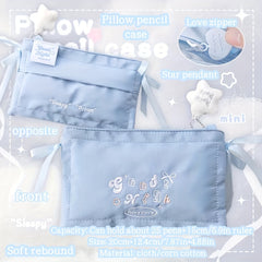 Large Capacity Pillow Pencil Case Stationery Storage