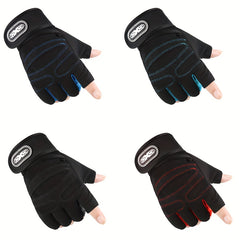 Half Finger Fitness Gloves Wrist Protection for Men & Women