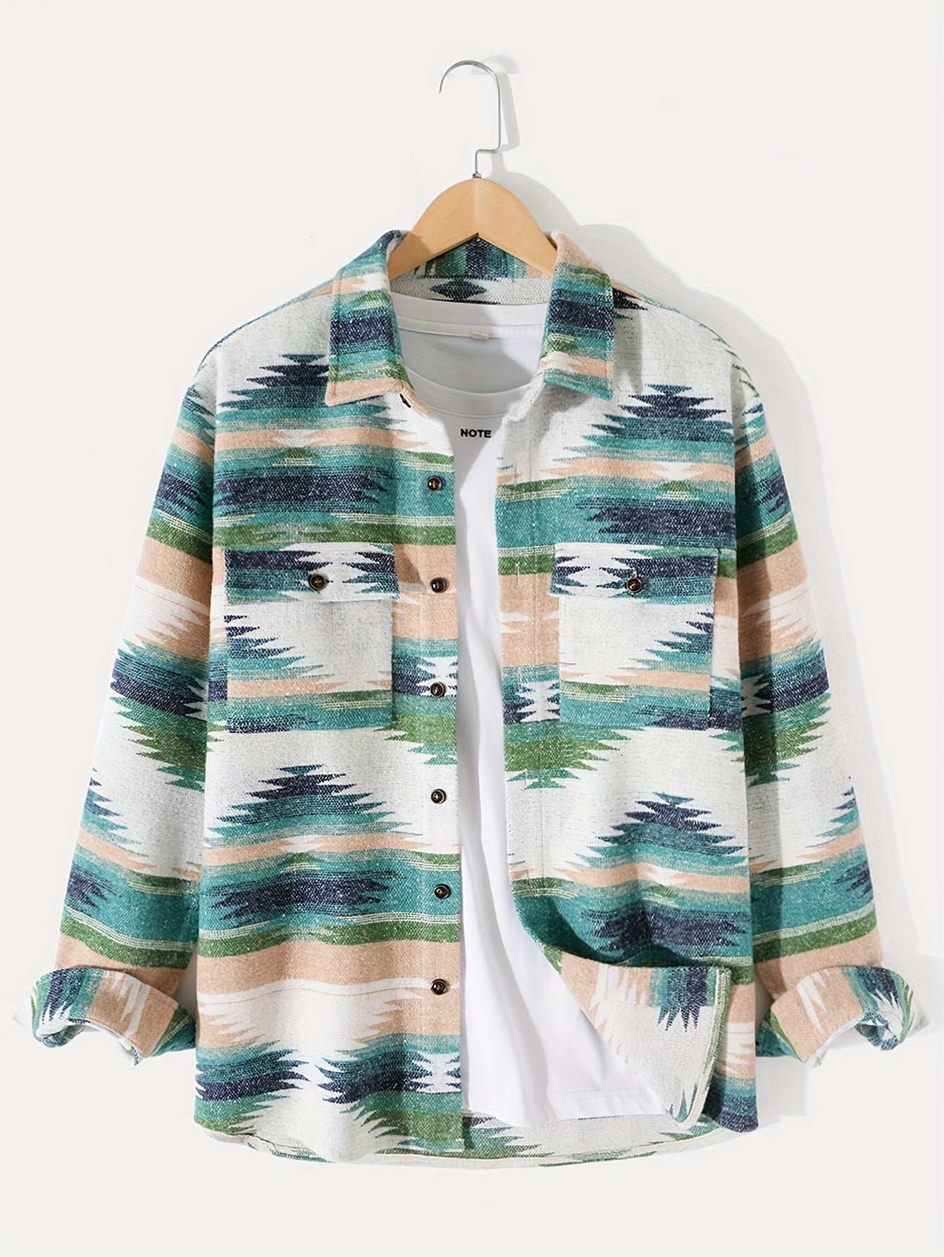 Ethnic Style Men's Long Sleeve Shirt For Autumn