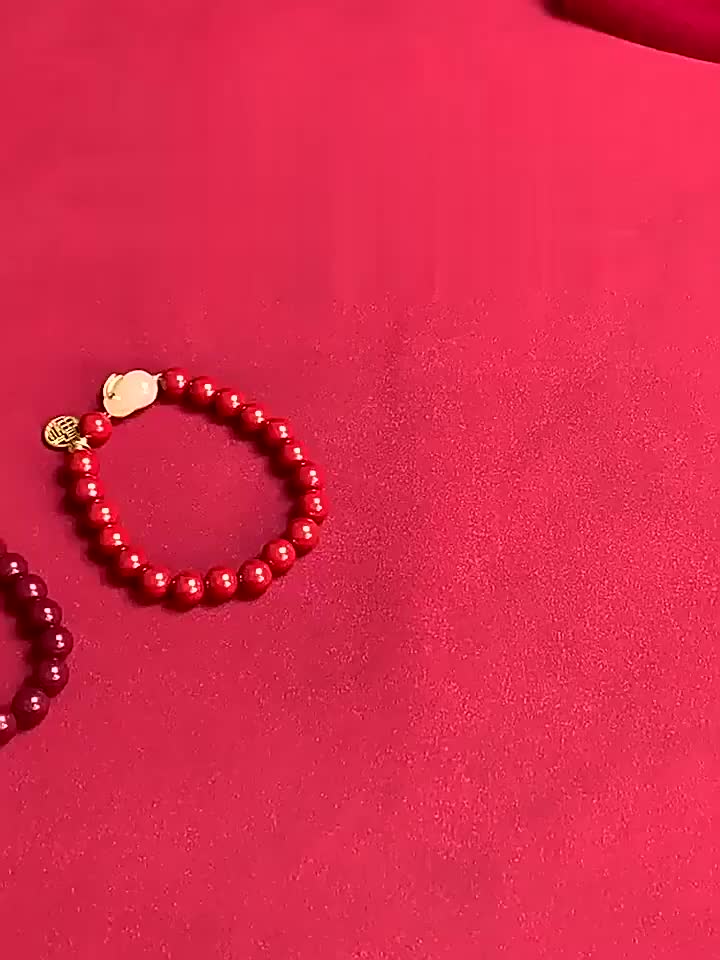 Jade Rabbit Bracelet Zodiac Rabbit Year Lucky Card Beads Hand String