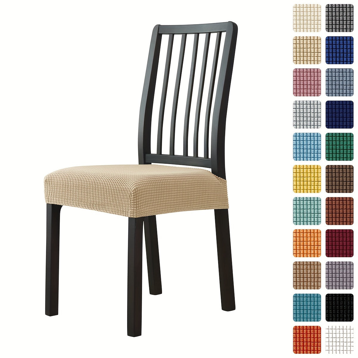 Corn Velvet Dining Chair Seat Covers - Furniture Protector