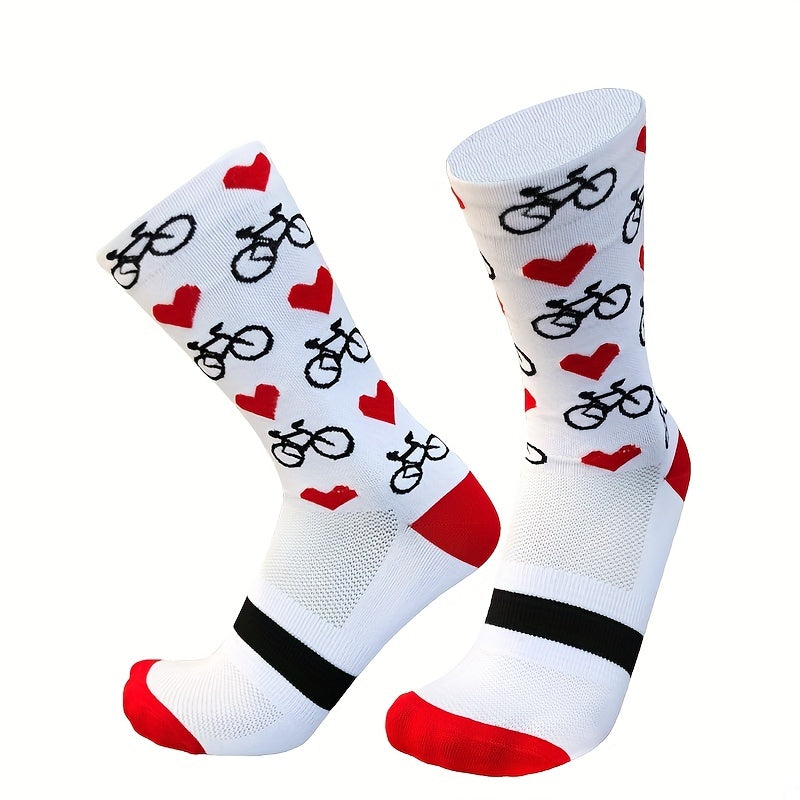 Pro Cycling Socks Men Women Compression Road Mountain Cycling