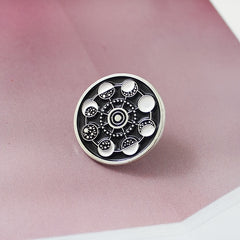 Circular Universe Starry Sky Moon Brooch