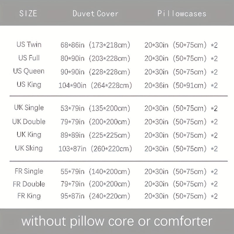 Cartoon Eyelash Print Duvet Cover Set Soft Comfortable Breathable