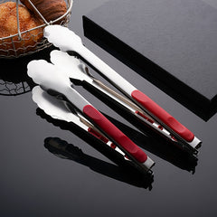 3pcs Stainless Steel Food Clip for BBQ and Kitchen Use