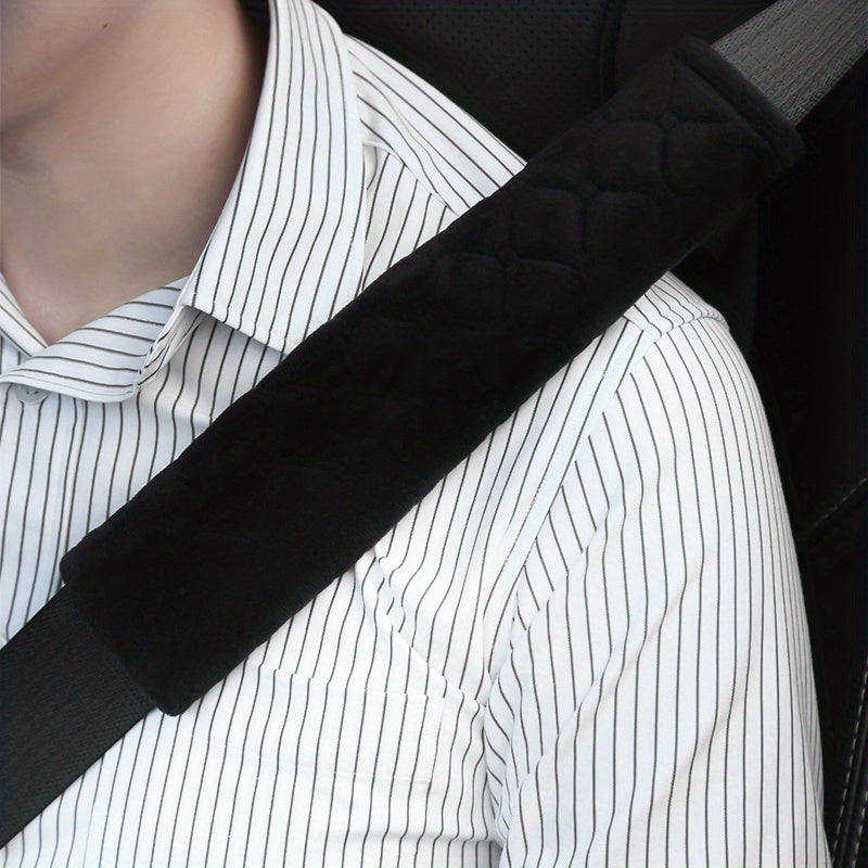 Car Safety Belt Shoulder Guard Lengthened Plush Shoulder Guard