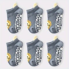 6pcs Adorable Cartoon Socks for Kids
