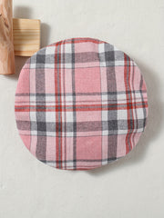 Girls' Plaid Long Sleeve Casual Midi Dress With Hat & Belt for Spring/Autumn