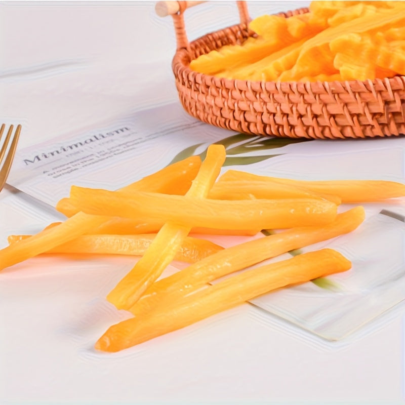 Simulated French Fries Mini Food Play Scene with Props